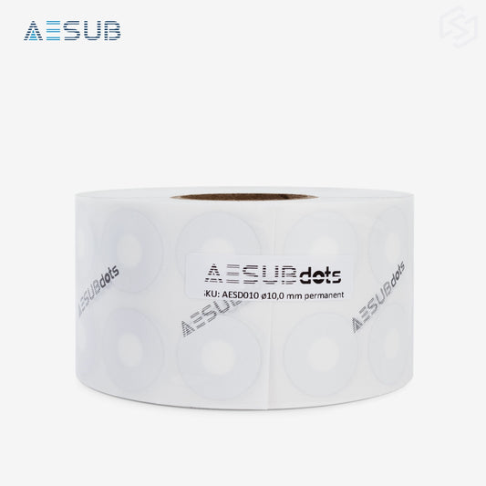AESUBdots Black and White (Size: 10mm)