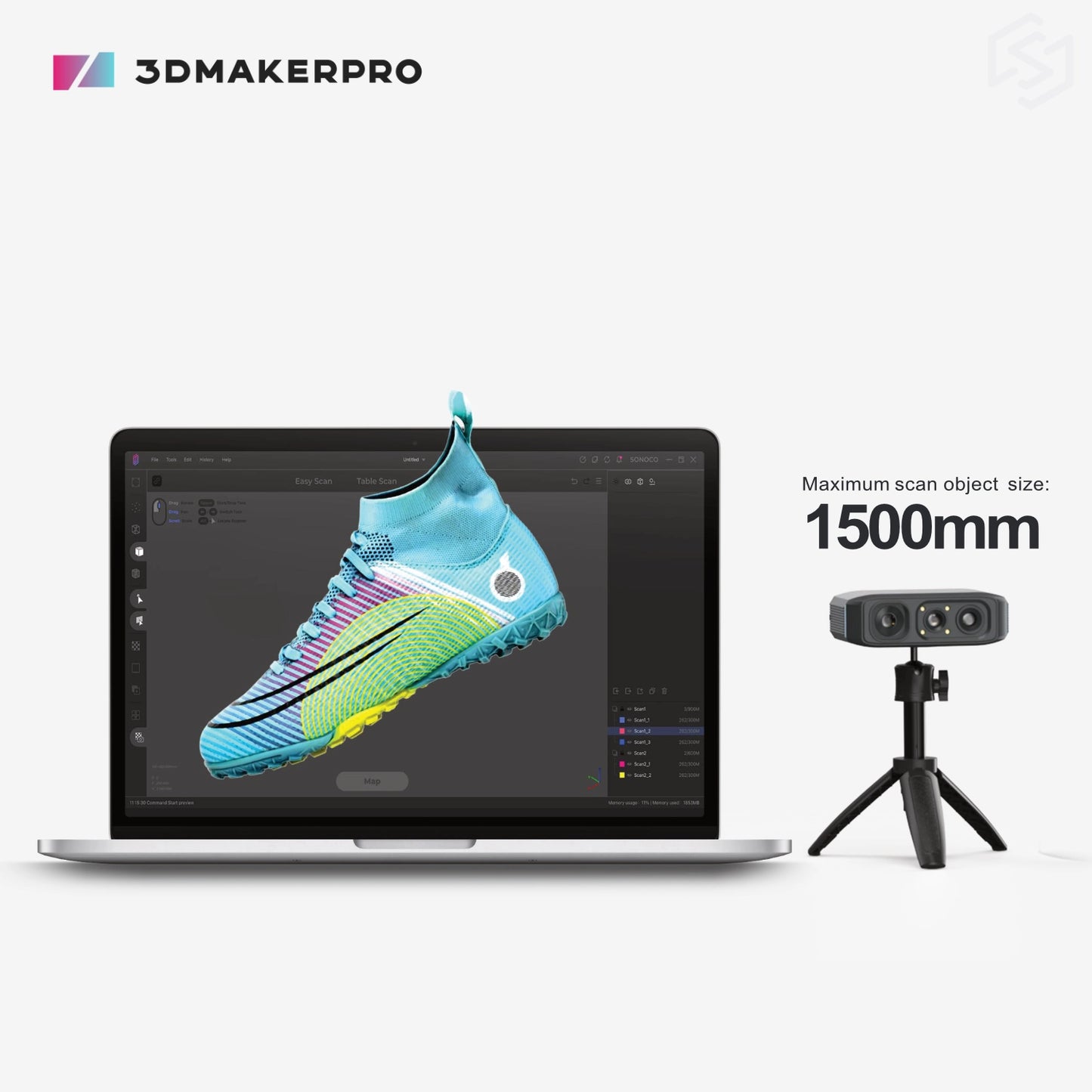 3DMakerpro Moose 3D Scanner