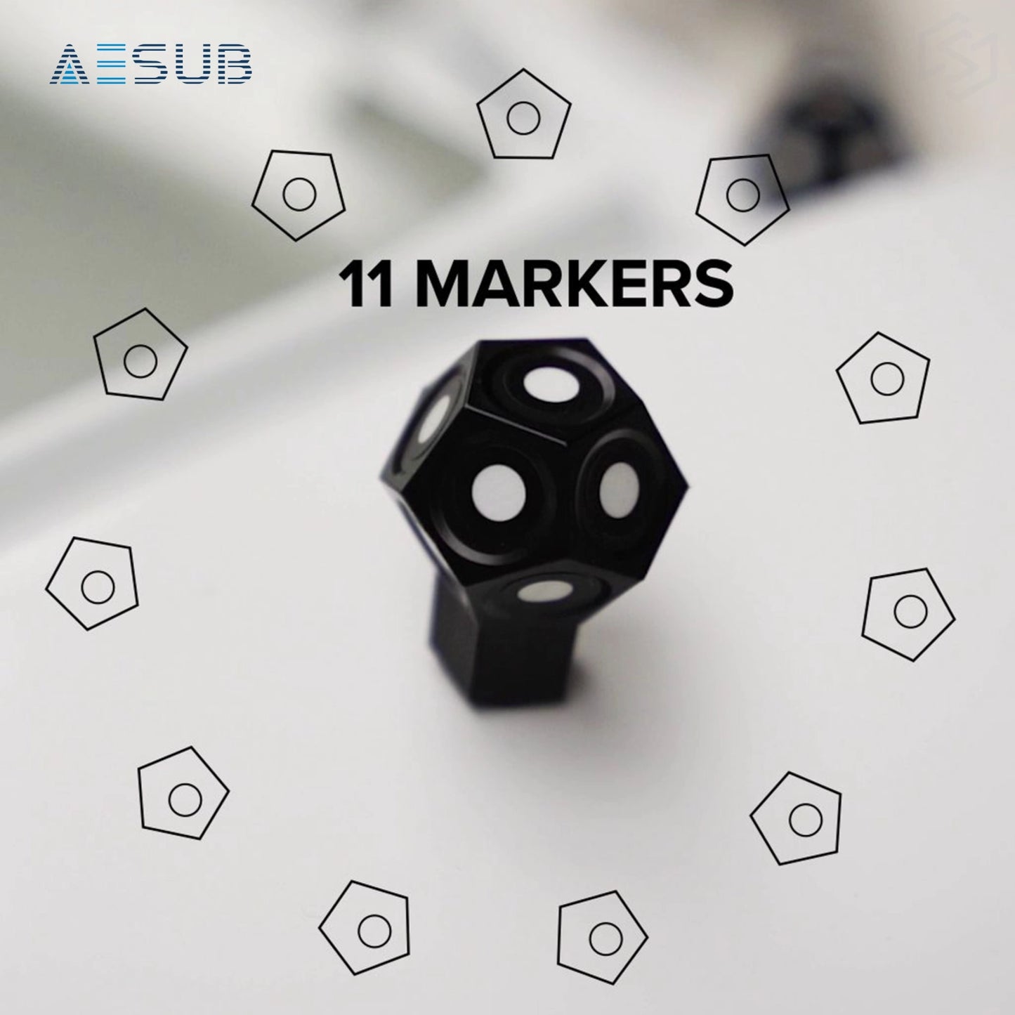 AESUB Dice Reusable Markers