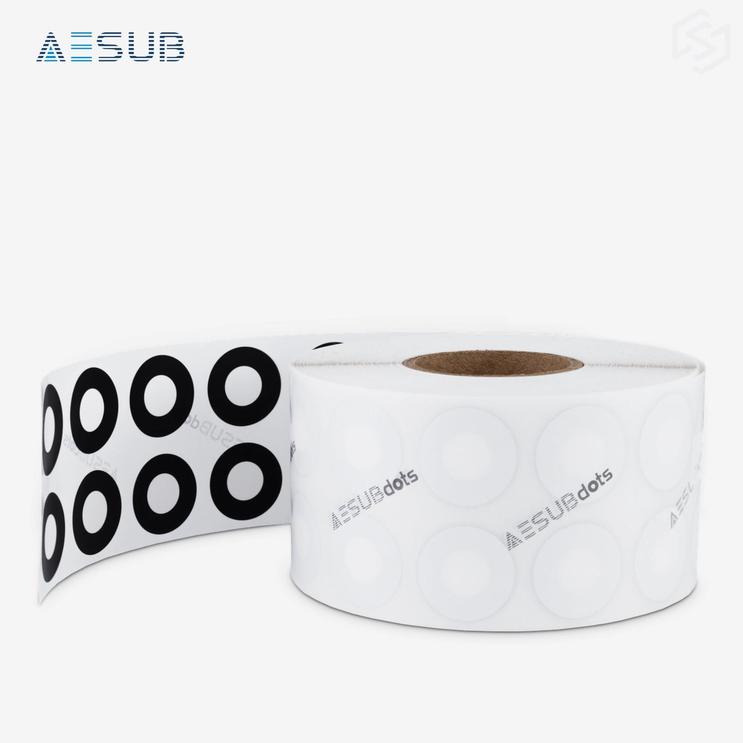 AESUBdots Black and White (Size: 12mm)