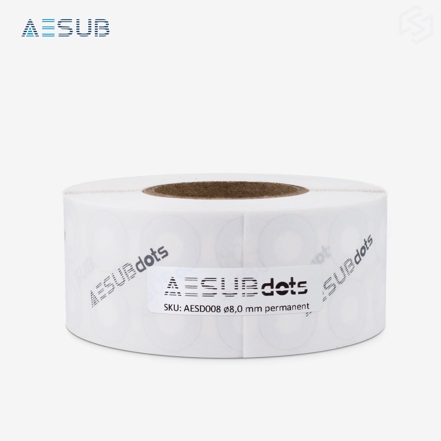 AESUBdots Black and White (Size: 8mm)