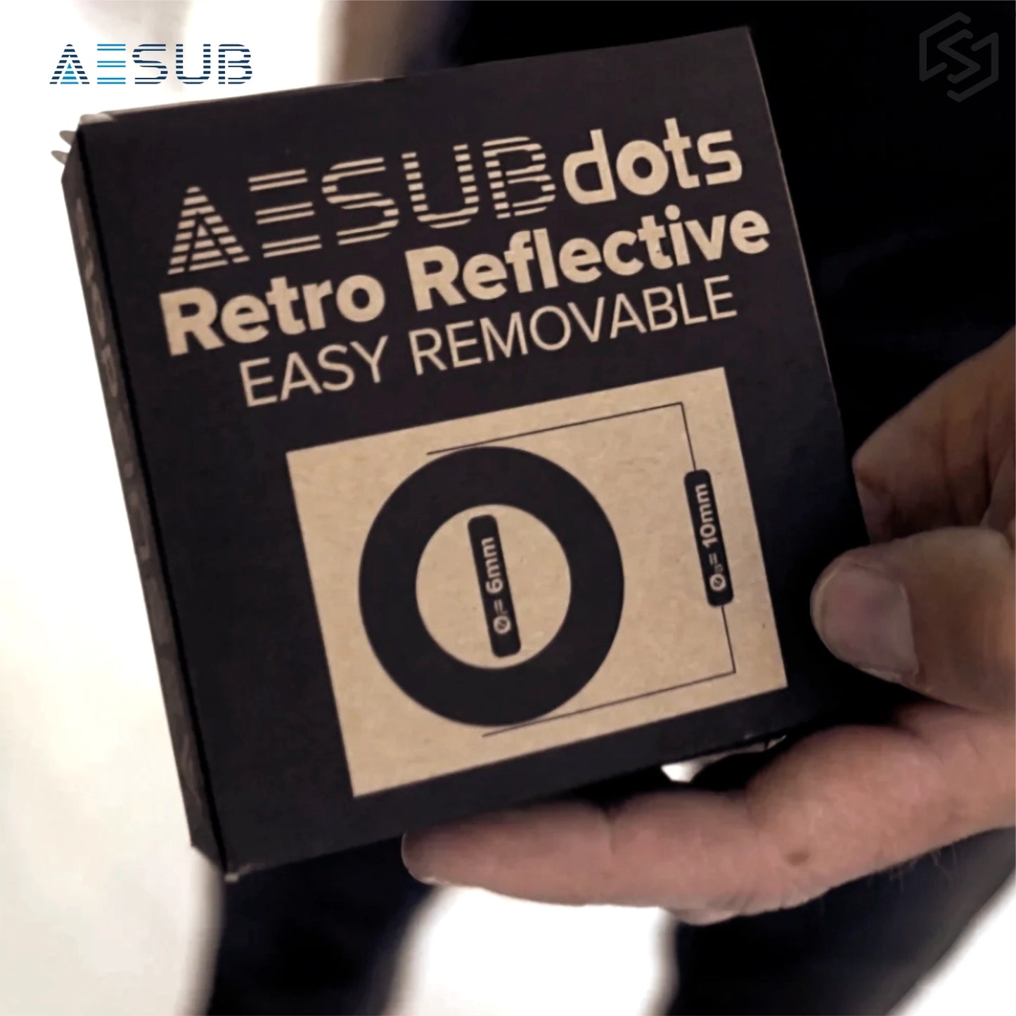 AESUBdots Retro-Reflective EASY REMOVABLE (Size: 6mm)
