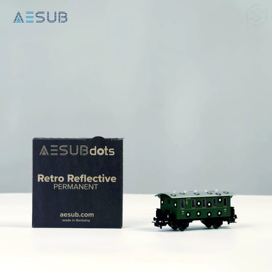 AESUBdots Retro-Reflective PERMANENT (Size: 3mm)