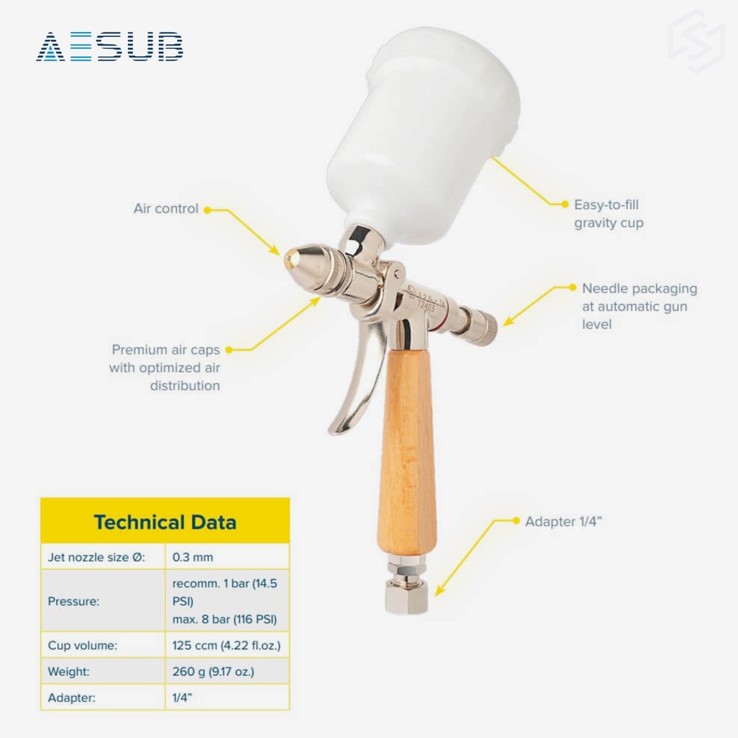 AESUB Yellow Airbrush